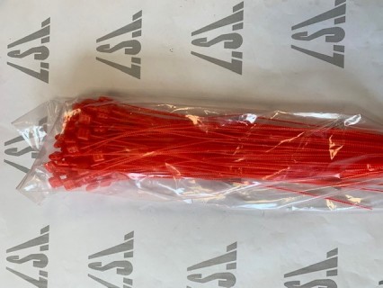 Scellés plastiques rouges extincteur (lot de 100)