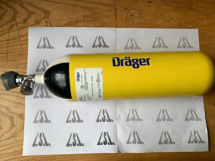 Bouteille d'air 6L/200 bar Dräger